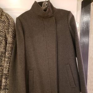 Theory grey winter coat